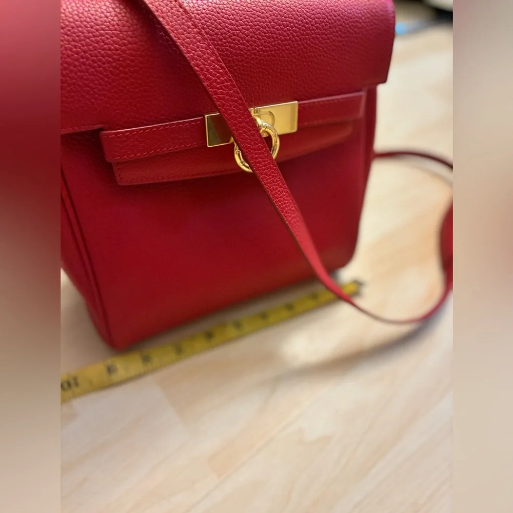 Parisa Wang Red Leather convertible bag